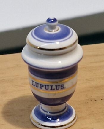 1:12th scale Miniature, Signed Terry Curran Ceramic Jar, T111