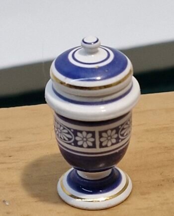 1:12th scale Miniature, Signed Terry Curran Ceramic Jar, T114