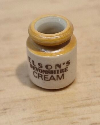 1:12th scale Miniature, Signed Terry Curran Ceramic Jar, T120