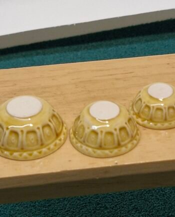 1:12th scale Miniature, set of 3 Mixing Bowls Quality  Signed   T127