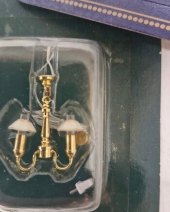 24th scale Dolls House Lighting  2 arm Ceiling  light     LTH46010