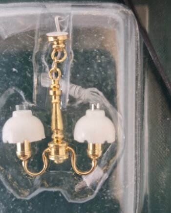 24th scale Dolls House Lighting  Double Ceiling Light  LTH46009