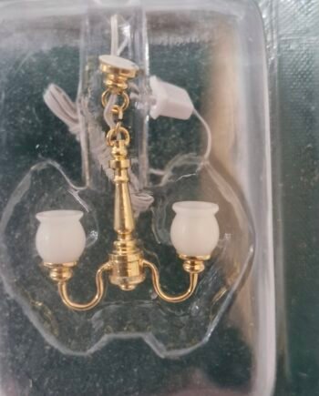 24th scale Dolls House Lighting  Double Ceiling Light  LTH46004