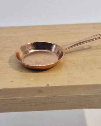 1:12th Scale Dolls House miniature  Medium Cooper Frying Pan      R102