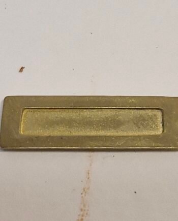 1:12th Scale Dolls House miniature  Letter plate   Brass   R105