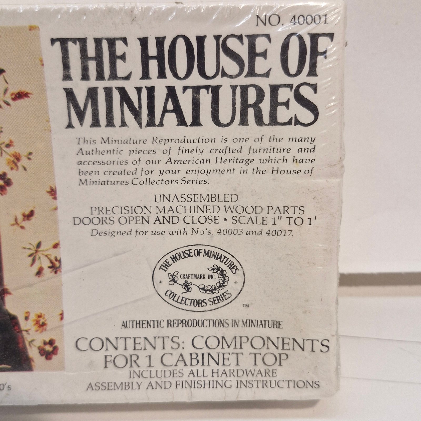 1:12th Scale Dolls House House of Miniature Furniture Kit 40001