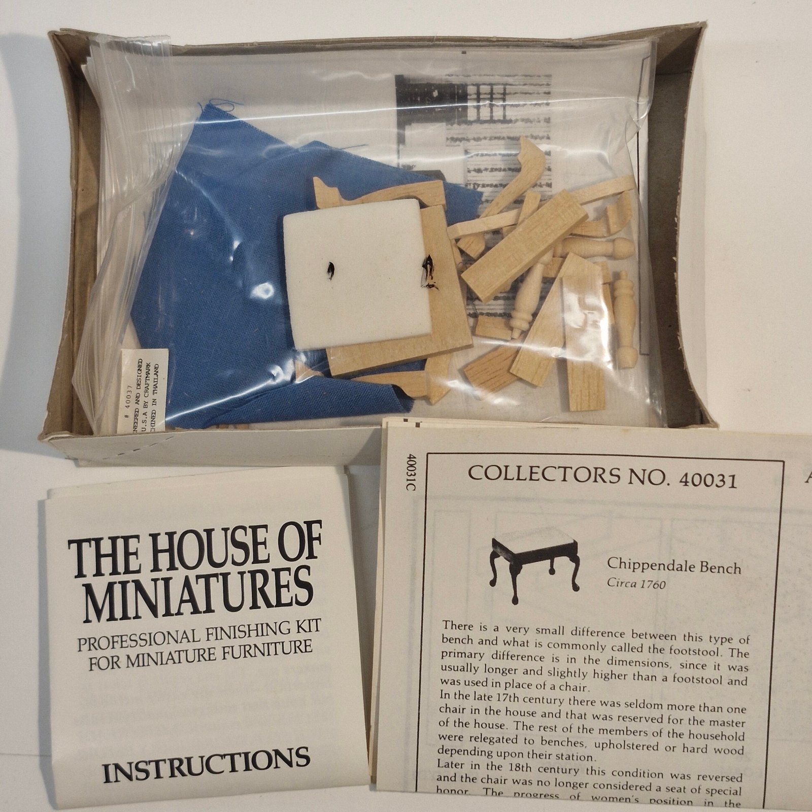 1:12th Scale Dolls House House of Miniature Furniture Kit 40037