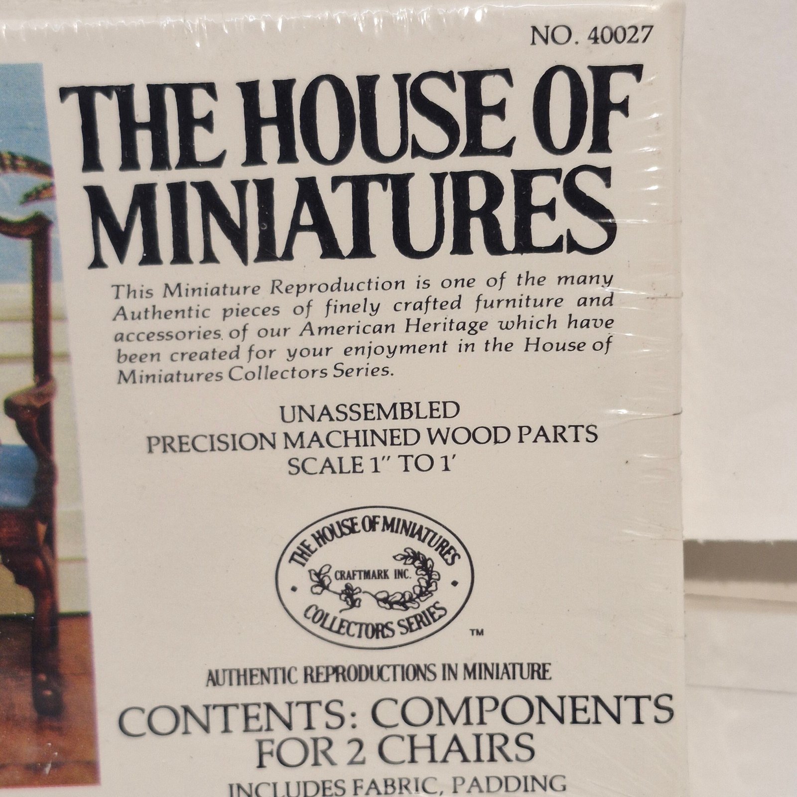 1:12th Scale Dolls House House of Miniature Furniture Kit 40027