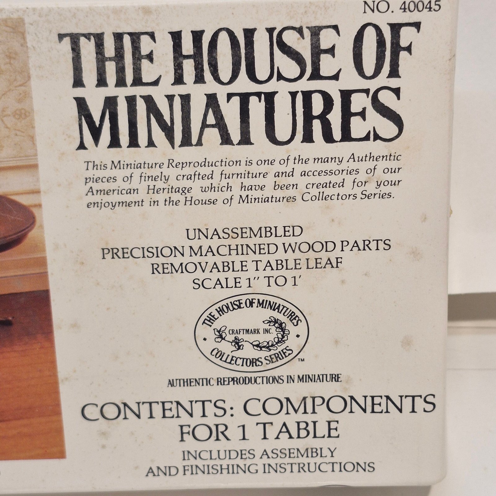 1:12th Scale Dolls House House of Miniature Furniture Kit 40045