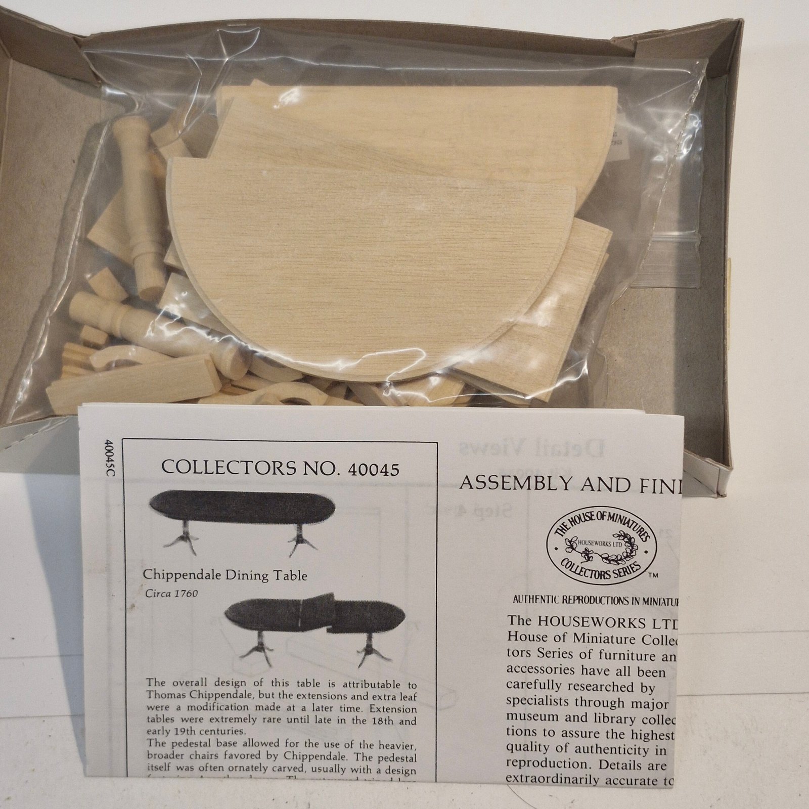 1:12th Scale Dolls House House of Miniature Furniture Kit 40045
