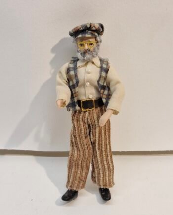 1:12th Scale Dolls House Miniatures, Quality  Porcelain Doll.  Man   KM02