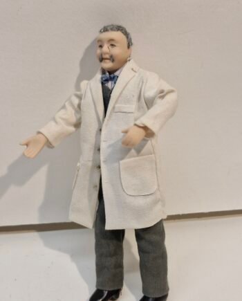 1:12th Scale Dolls House Miniatures, Quality  Porcelain Doll.  Man   KM03