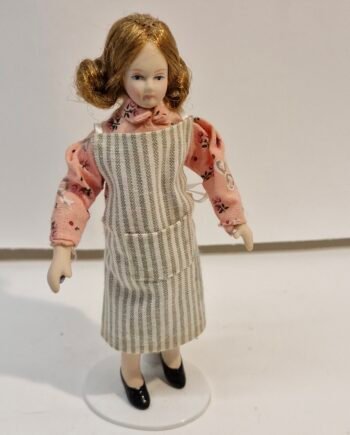 1:12th Scale Dolls House Miniatures, Quality  Porcelain Doll.  Woman     KM07