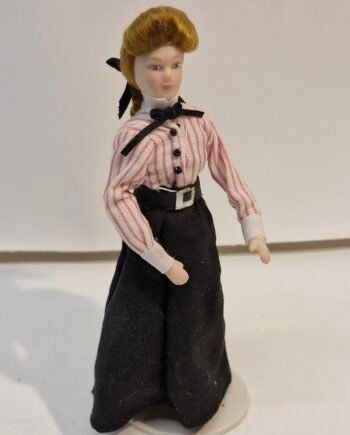 1:12th Scale Dolls House Miniatures,  Porcelain Doll.  Woman     KM10