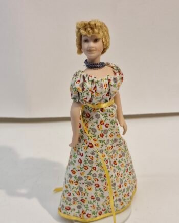 1:12th Scale Dolls House Miniatures, Porcelain Doll. Woman   KM11