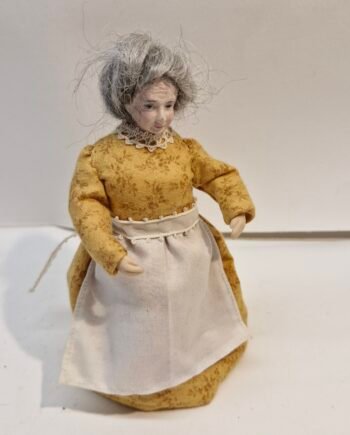 1:12th Scale Dolls House Miniatures, Porcelain Doll. Woman   KM14