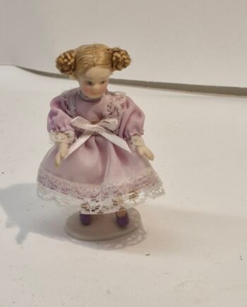 1:12th Scale Dolls House Miniatures, Porcelain Doll. Young Girl   KM19