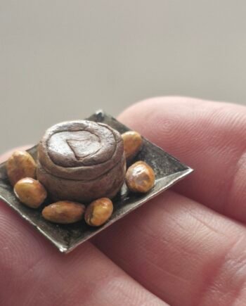 12th scale Dolls House Miniature   Quality Roast Dinner RP10