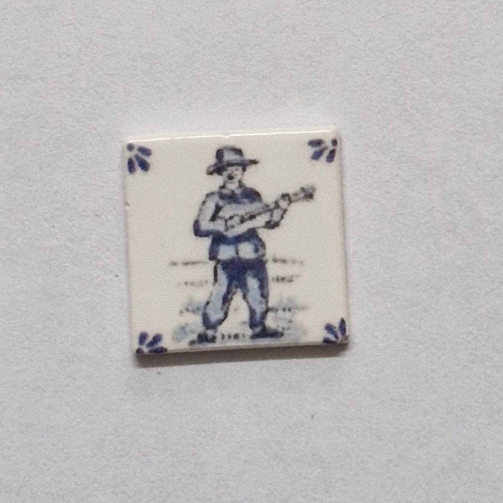 1 /12 scale Dolls House Real Ceramic Tiles 1 SET of Delph SET 4 (9 tiles)