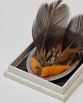 12th scale Dolls House Food   Pheasant Dinner   RX03