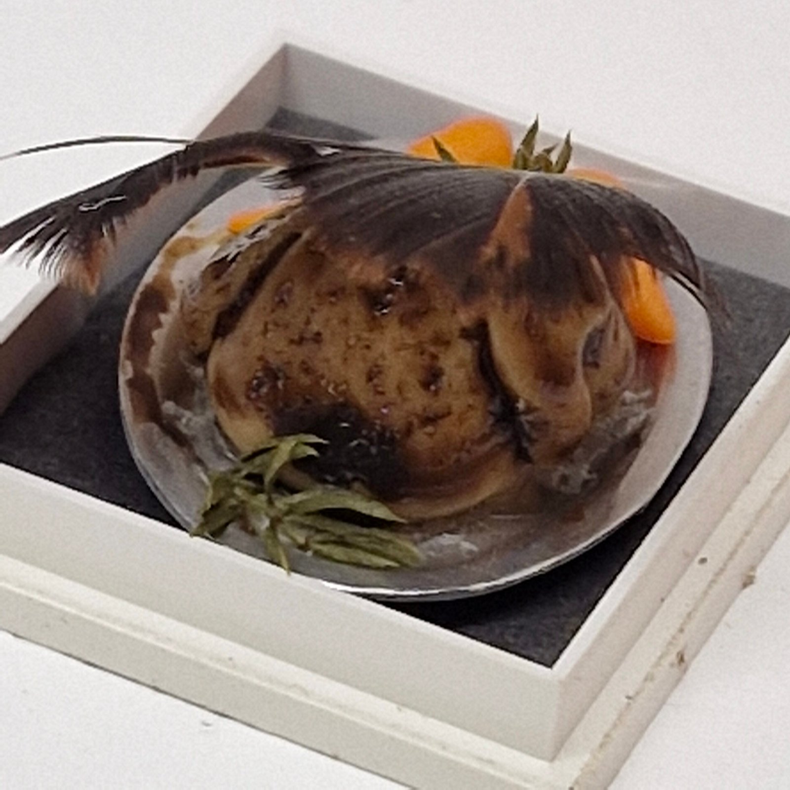 12th scale Dolls House Food Pheasant Dinner RX03
