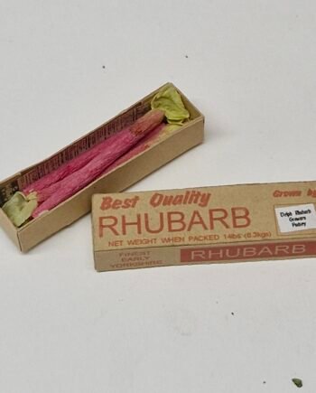 12th scale Dolls House Food  Box of Rhubarb  RX07