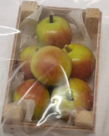 12th scale Dolls House Food  Crate of  Apples   RX09