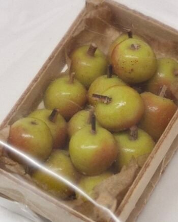 12th scale Dolls House Food  Crate of Coxs Apples    RX15